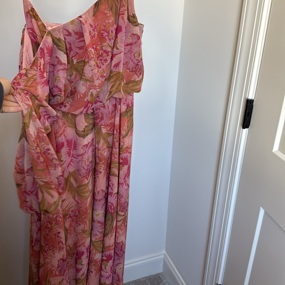 Show me your mumu garden floral off the shoulder dress small - Picture 5 of 5